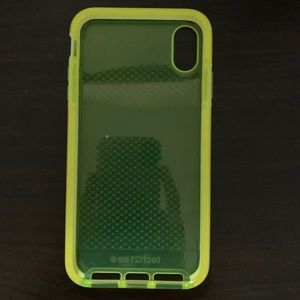 Yellow Tech21 iPhone XS Max Case